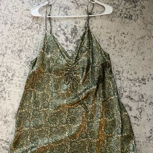 Zara printed midi dress